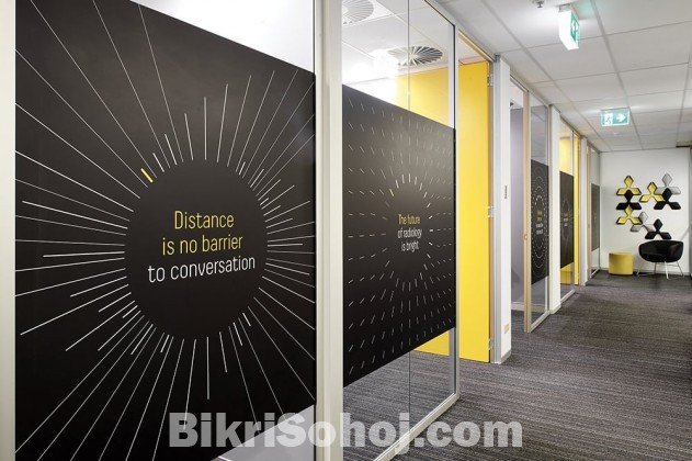 Office & showroom branding With digital Printing